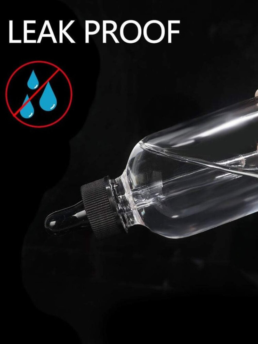 DIY 5 Pack | 4 oz Glass Dropper Bottles | 120 mL Clear Reusable